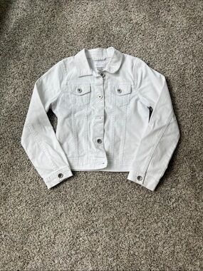 The Children's Place White Denim Jean Jacket for Kids